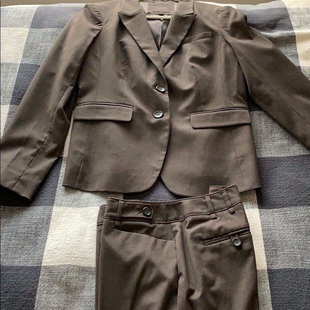 The Limited brown suit